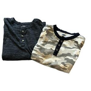 Old Navy Boys 3 Button Long Sleeve Shirt  Bundle size 5T